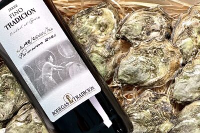 Austern und Fino Tradicion Sherry